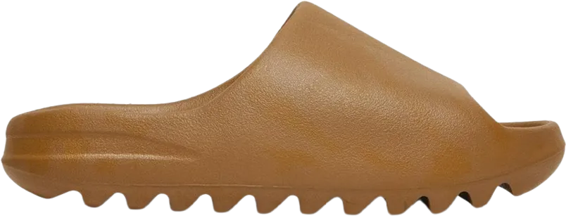 logo - buttoned shoes veteran - run YZY Slide Ochre