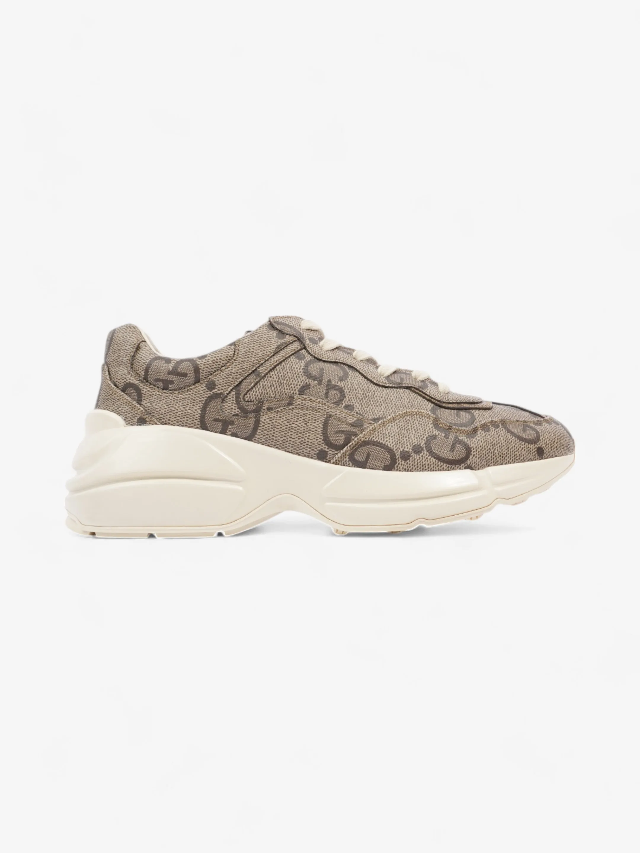 Zero drop Gucci Rhyton Sneakers Beige  Canvas EU 39.5 UK 5.5
